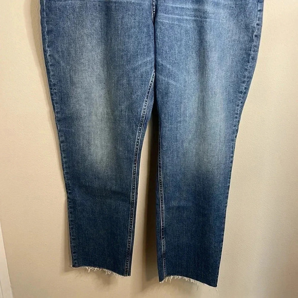 NWT Everlane The Cheeky Jean High Rise Raw Edge Size 34 - Picture 5 of 9
